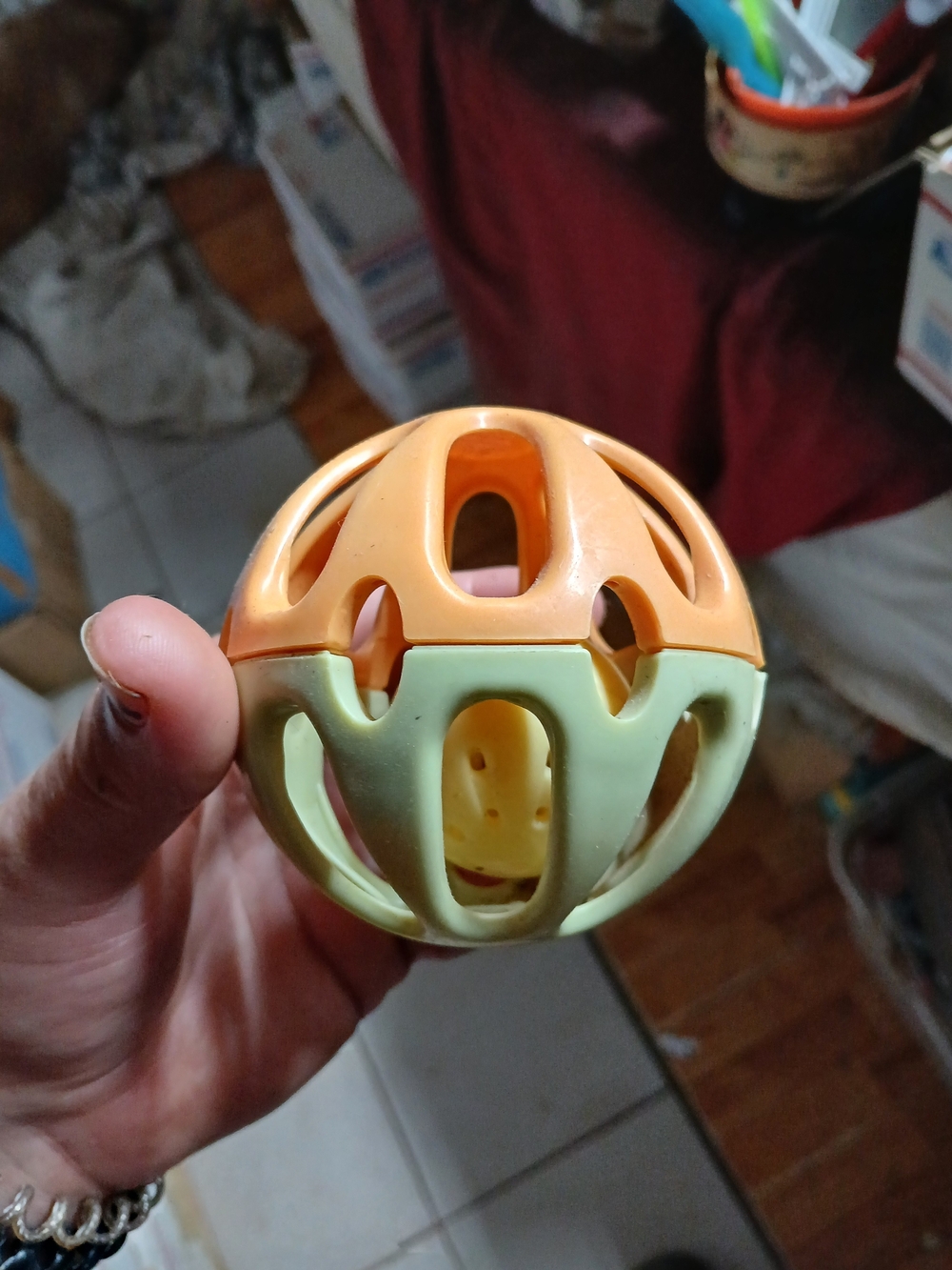 This is a Spark Create Imagine Rattle Ball,